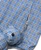 Physisches Fach Bär Schlüsselanhänger Check Windjacke_Blau