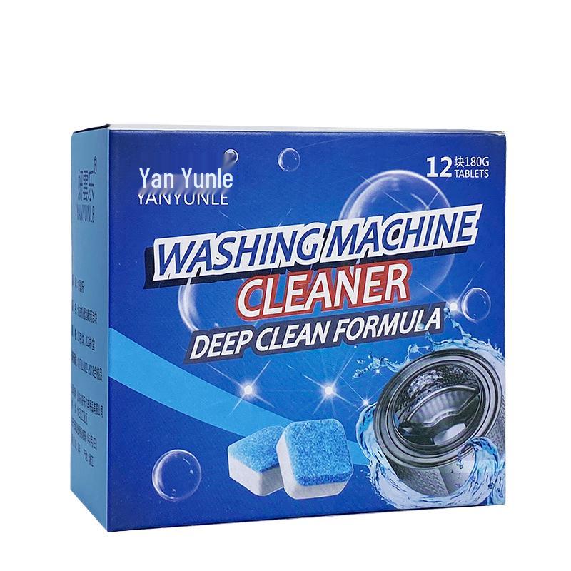 Waschmaschinentrommel-Reinigungstabletten - Brausende Fleckenentferner für alle Waschmaschinen