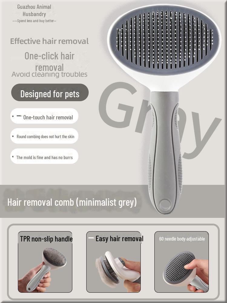 

«Щетка для удаления шерсти у кошек и собак — расческа для ухода за домашними животными для удаления распущенной шерсти» Large