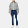 Calvin Klein Minimalist Comfortable Stylish Short Knitted Down Jacket Women outerwear Gray J224591P41