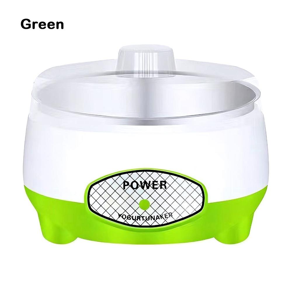

Constant Temperature Cat Water Fountain Winter Heating Automatic Multifunctional Yogurt Maker Electric Mini Stainless Steel зелёный