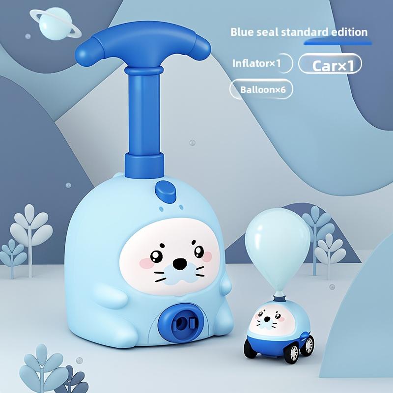 1pc Balloon Powered Car Toy Set,Manually Operated,Suitable for Children Aged 3 And Above, Educational Inertia Powered Vehicle,Fun Science Learning Toy