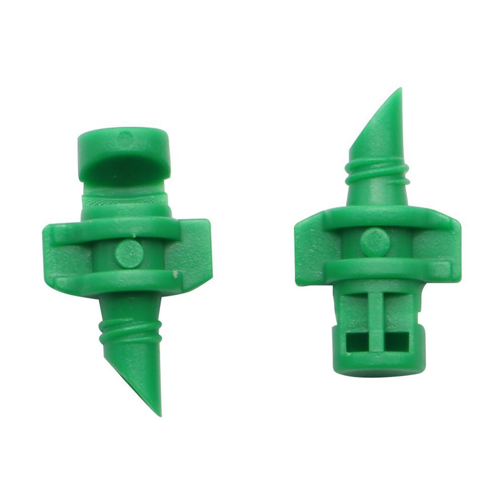 Multicolor Atomizing Micro-Sprinkler Nozzle (Blue 90°, Green 180°, Red 360°) for Lawn & Tree Cooling