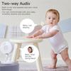 Baby Monitor with Camera and Audio, 2K WiFi Indoor Video Baby Camera with Mount, Motion & Cry Detection, Temp & Humidity Sensor, Night Vision, 2 Way