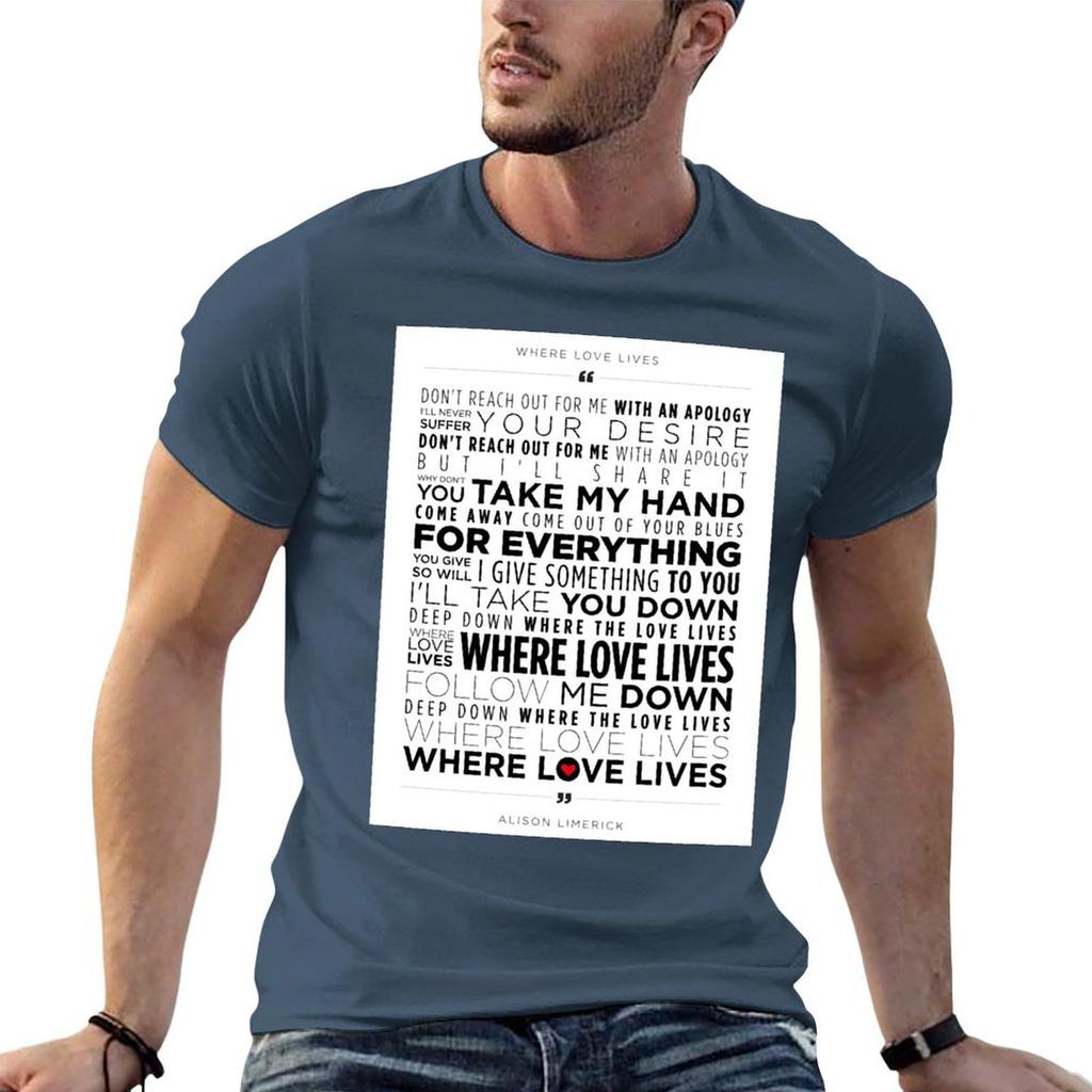 Where Love Lives Tshirt Plus Size Street Style Tee