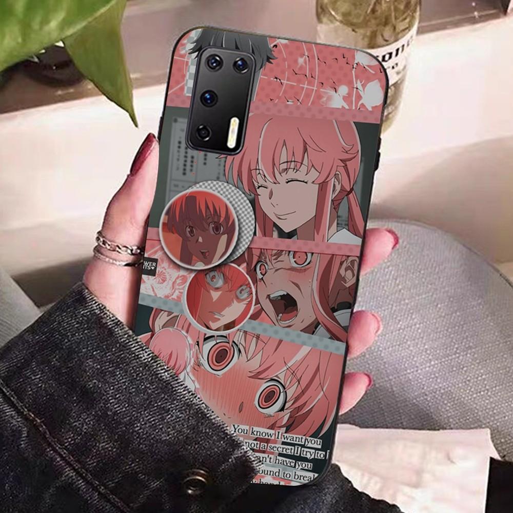 Future Diary Handyhülle Für Huawei P 8 9 10 20 30 40 50 Pro Lite Psmart Honor 10 lite 70 Mate 20lite