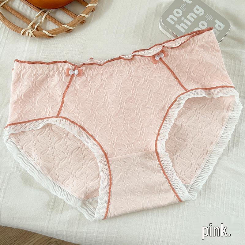 Women's Seamless Cotton Underwear: Soft, Breathable, Comfortable, Fashionable, Sweet, Sexy Triangle Design