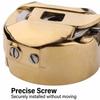 Metal Sewing Machine Bobbin Case Titanium Plated Gold Bobbin Holder Smooth Rotation Anti Jam Sewing Machine Accessories