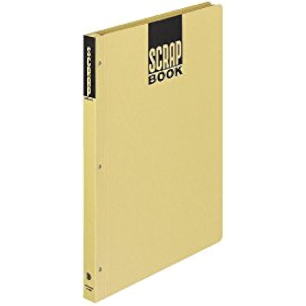 Kokuyo Scrapbook D, B4, 28 Inner Sheets, La-44N [Bulk Buy 3 Books Set]