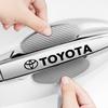 Car Door Sticker Carbon Fiber Scratches Auto Handle Protection Film for Toyota TRD GR Yaris Hilux Corolla Prius Avensis Emblem Auris