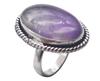 Amethyst Natural Gemstone Antique Silver Ring US Size-7.25 R 4903