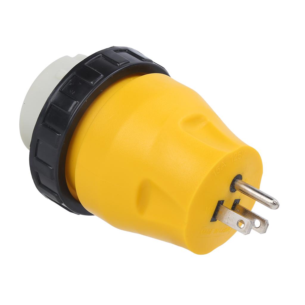 RV Electrical Locking Adapter 15A Male To 50A Female Twist Lock Power Cord Connector