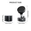 Magnetic Phone Holder Foldable Vacuum Suction Cup Mount Bracket for Smooth Surfaces Compatible with MagSafe