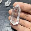 Natural  Clear Crystal Quartz 6 Sided Facet Vogel Style Double Termination Wand Point Tibet Himalayan High Altitude Reiki Healin