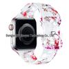 Compatible Apple iWatch S10 Colorful Pattern Silicone Sports Strap - Transparent Design