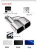 Toyota Noah/Voxy/Esquire 80 Series CHR Dual Outlet Stainless Steel Exhaust Tailpipe