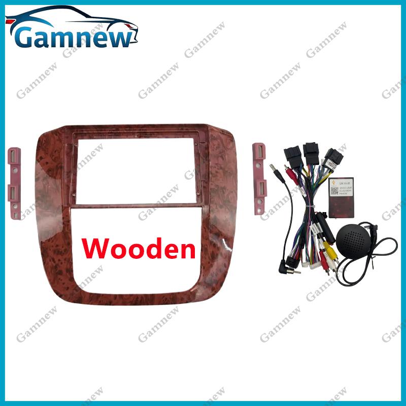 9 Inch Car Frame Fascia Adapter Android Radio Dash Fitting Panel Kit For GMC Yukon Sierra Chevrolet Suburban 2007-2014