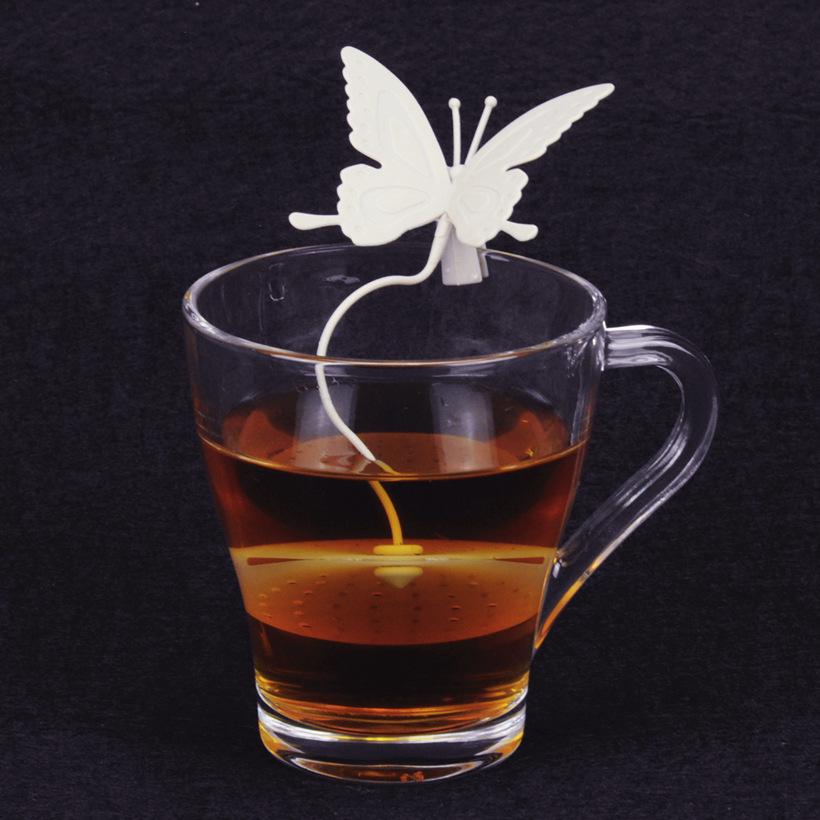 Butterfly Silicone Tea Infuser Set - Creative Tea Strainer and Filter Gift