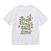 Women's Soft Comfortable Classic T-Shirt Mens Womens Tees Top Retro Font Inspirational Cotton Tops