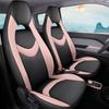 All-Season Chery QQ Ice Cream Car Seat Covers: Full Coverage Waffle Cone Milkshake Design