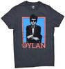 Bob Dylan Herren Offizielles Merchandise Distressed Print Vintage Retro T-Shirt