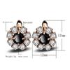 Sace Gems Classic Flowers Copper Alloy Zircon Earrings for Women Wedding Party Gifts