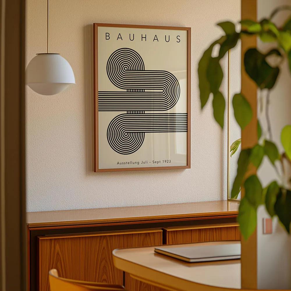 Modernist Bauhaus Geometric Canvas Poster Living Room Wall Art Retro Prints Mid Century Home Decorative Wall Art Painting
