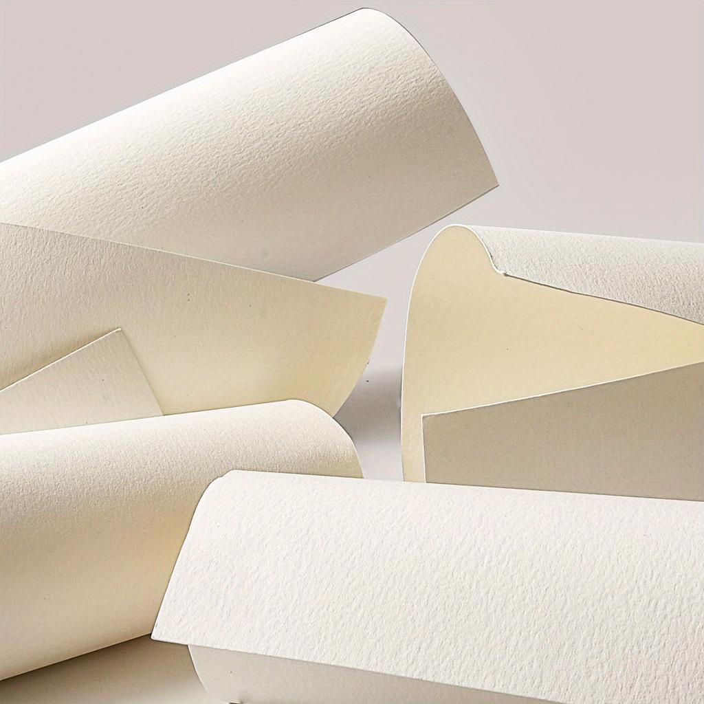 30 folhas de papel aquarela, 5,8*8,3 polegadas, 140 lb/300 GSM, papel aquarela branco para pintura, desenho, diário de arte, qualidade de artista profissional