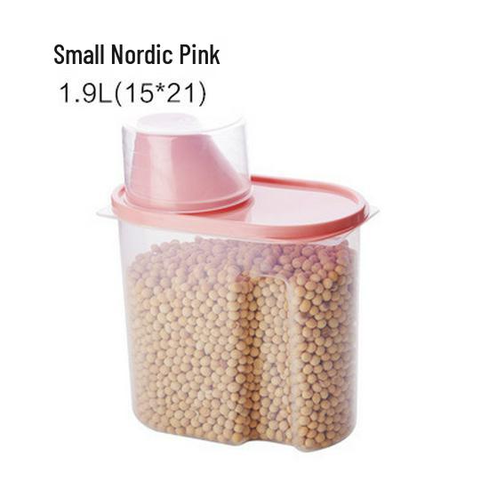Airtight Food Storage Container for Grains, Nuts, and Cereal