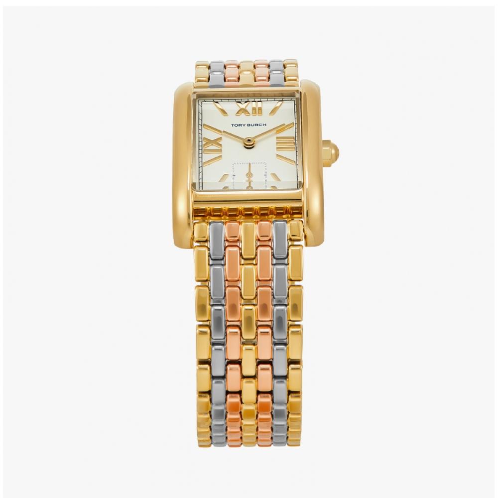 Tory Burch Eleanor Quartz Combi Women S Metal Watch Tbw1078