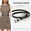 European and American Elegant and Fashionable Women's Genuine Leather Belt Versatile Dress Jeans Belt Pin Buckle Cowhide Women's Belt