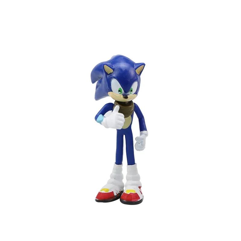 Sonic The 6Pieceset Doll Anime Figure Toys 4St Generation Boom Rare Dr Eggman Shadow Pvc Toy For Children Characters Gift 4-7Cm