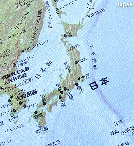 Orbys Globe, Choose from Two Types [Topographical Map], 30cm Diameter, 43cm Height, Japanese Text, Interior Decor, Kids' Topography, Geography Educati