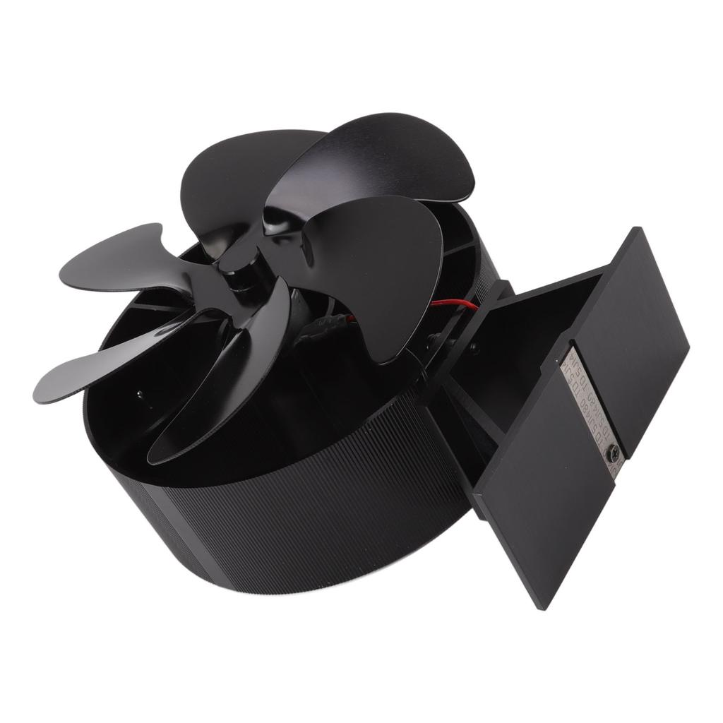 6 lopatkový ventilátor ke krbu Termoelektrický modul Ventilátor na dřevo Teplo poháněný Vzduch pro spalování dřeva