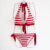 Stylish Striped Women Swimsuit Sexy Bikini Set Perfect For Summer Adventures