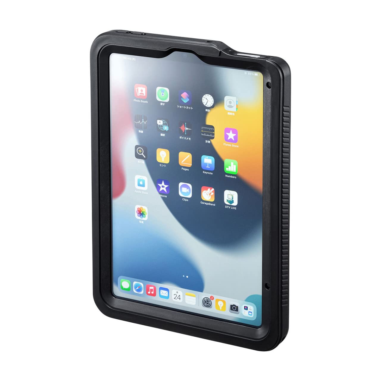 

Sanwa Supply iPad mini shockproof and waterproof black case, PDA-IPAD1816, чёрный