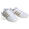 adidas Neo GRAND COURT Fashion Slip Resistant Low Top Skateboard Shoes Men's White Brown HR0231