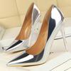 Woman'S High Heels Shoes Fashionable Elegant Pointed Tip Stiletto Shoes For Women Wedding Shoes Party High Heels Size 42 Tacones