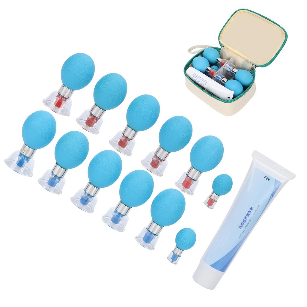 Professionelles Schröpfset, Körpertherapie, Vakuum-Saugnapf, Schröpfbecher mit magnetischer Nadel