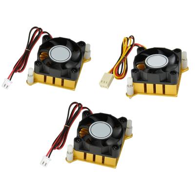 Gold Aluminium Heatsink DC5V 12V 40mm 40x40x10mm Fan for Efficient Northbridge Chipset Cooling Devices