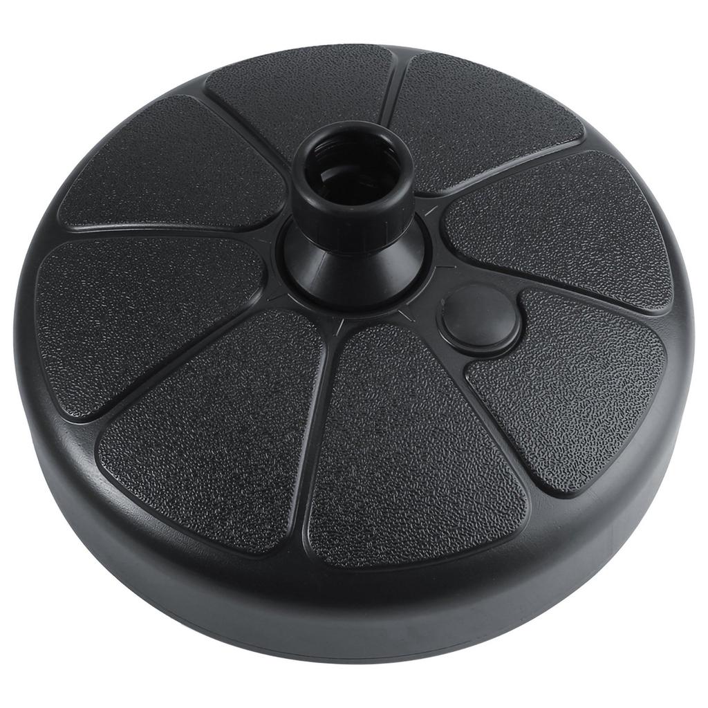 Patio Umbrella Base, Plastic Patio Stand Umbrella Stand Outdoor with water or sand for added weight, providing robust stability in windy conditions f