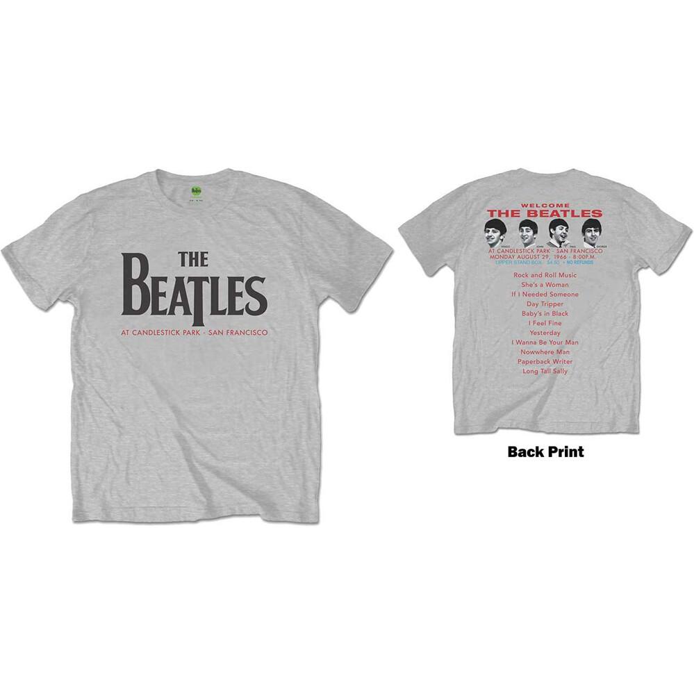 The Beatles - Candlestick Park - Grey T-shirt Unisex T-Shirt XXXL