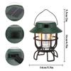 Set of 2 LED Solar Camping Lantern Dimmable Rechargeable Lantern IPX3 Water-Resistant Portable Outdoor Camping Lights Hiking