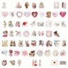 52Pcs Stickers Decals, Aesthetic Graffiti Vinyl Stickers Decals For Laptop Water Bottle Bike Skateboard Luggage Computer Toy Snowboard Back To School