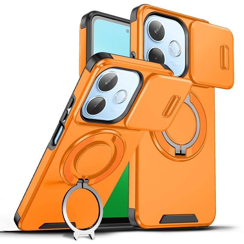 Pro OPPO A5 Pro 5G Pouzdro Nárazuvzdorné Pancéřové Posuvné Ochrana Fotoaparátu Coque Pro OPPO A5 Pro A5Pro Kryt s Držákem Prstenu