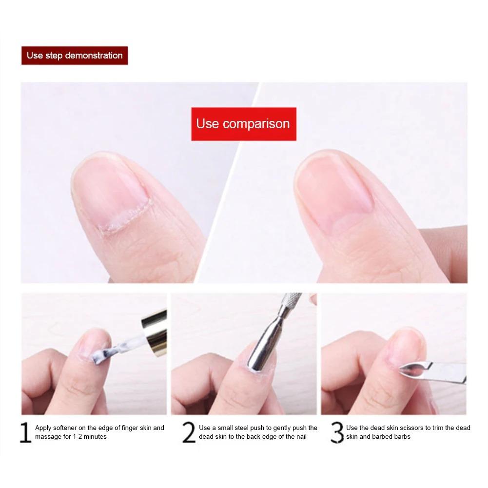 1 pz Acciaio Inossidabile Tagliaunghie per Pelle Morta Tronchesino per Cuticole Facile da Tagliare Bordo Unghia Forcipe Barbazzale per Pelle Morta Cura Dita Manicure