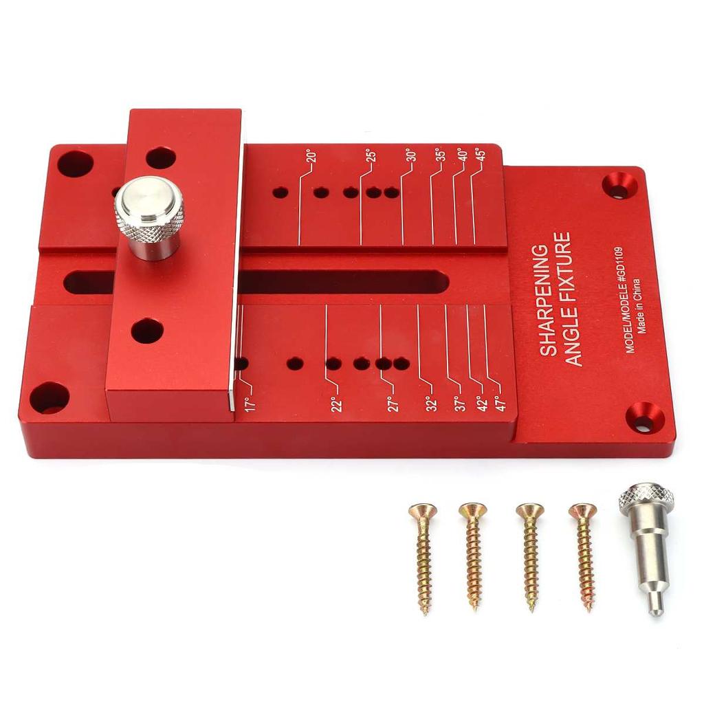 Mohoo Sharpening System Honing Guide Sharpening Holder Angle Fixture Angle Gauge for Woodworking Chisel