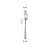 Half Gold Roman 304 Stainless Steel Cutlery Tableware Set Luxury Weeding Holiday Gift Knife Spoon Fork Teaspoon Teafork Service