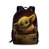 Mandalorian Grogu Batoh pro děti s dvojitým popruhem z odolného nylonového materiálu