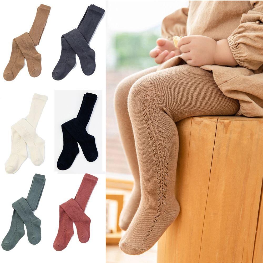 

Color Boy Girls Kids Newborn Pantyhose Knitted Warm Stocking Pants Baby Tights Toddler Leggings M(1-3 years) світлого кольору хакі